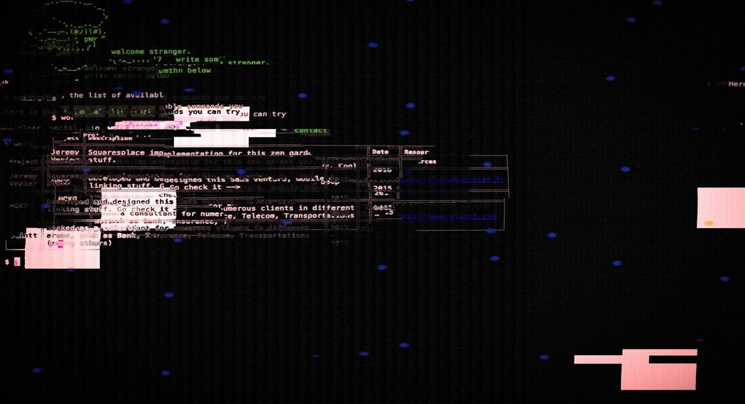 Cybersecurity lock on digital screen